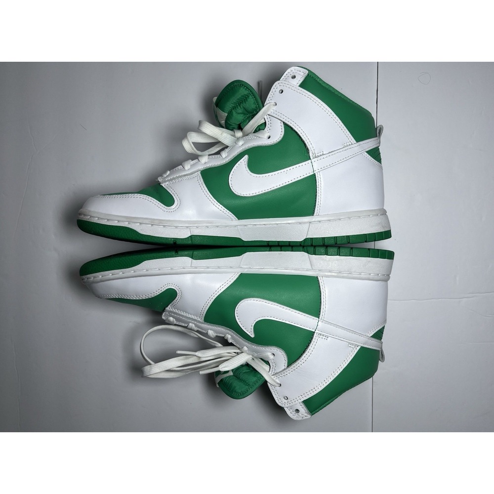 Nike Dunk Hi Retro Shoes Stadium Green White DV0829-300 Men Size 11 Mens